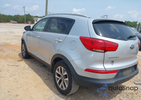 2015 Kia Sportage Lx из США, поврежденный, VIN KNDPB3AC7F7743001